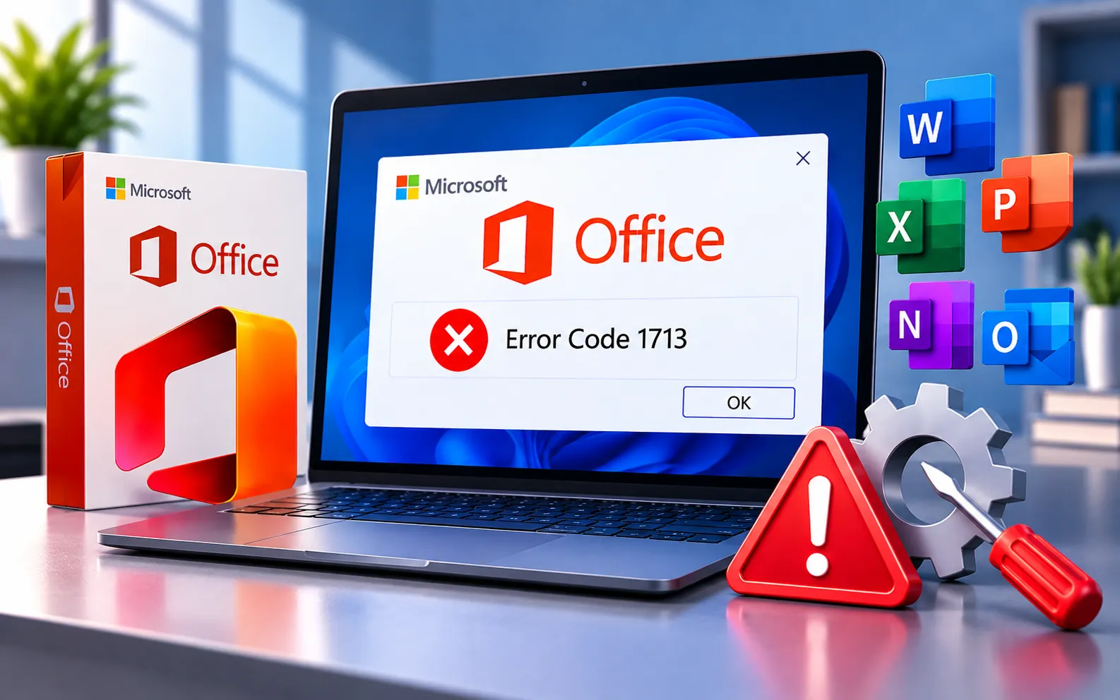 Microsoft Office Error Code 1713 fix